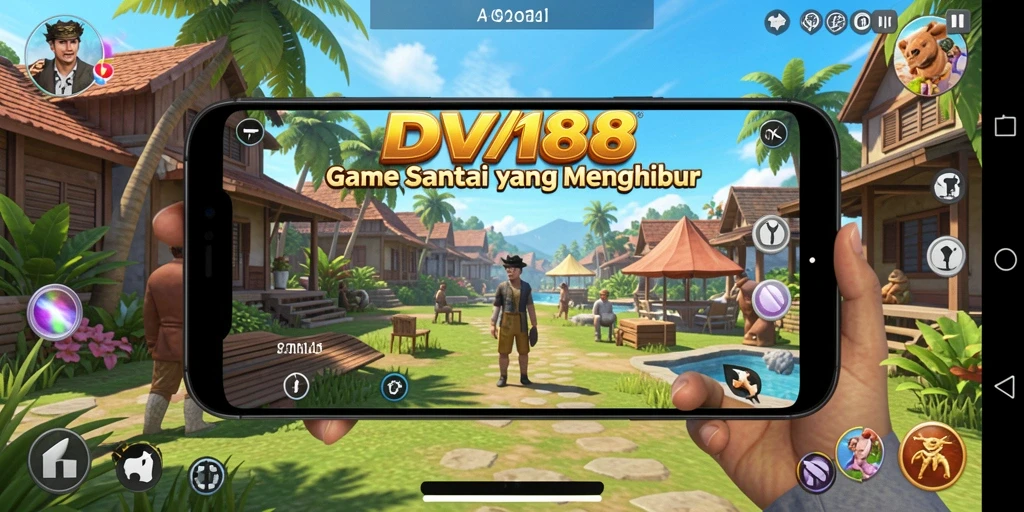 Tangkapan layar utama DV188 menampilkan gameplay yang menghibur.