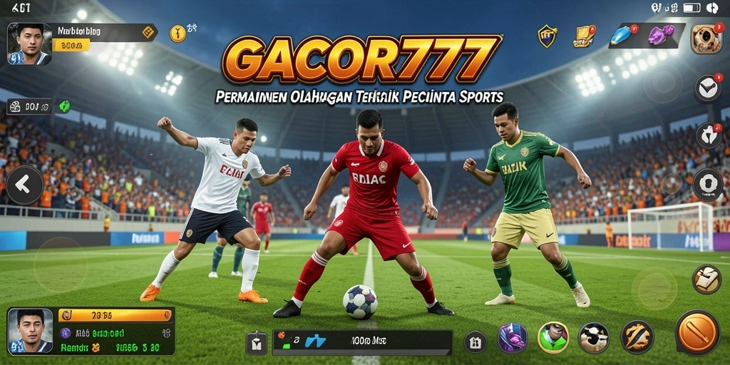 Tampilan utama gameplay GACOR777 yang mendebarkan dan penuh aksi.