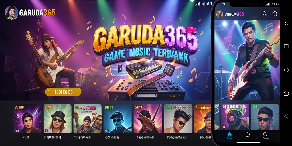 Gameplay GARUDA365 yang seru dengan berbagai pilihan lagu.