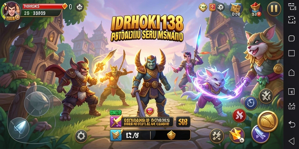 Tampilan gameplay menarik dalam IDRHOKI138 yang penuh petualangan.