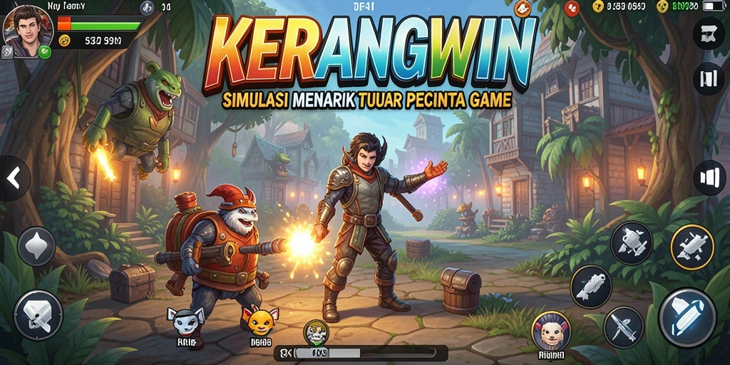 Gameplay menarik di KERANGWIN dengan elemen simulasi yang mendalam.