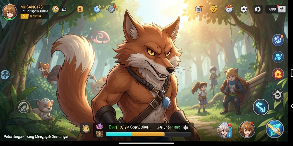 Tampilan menarik dari gameplay <strong>MUSANG178</strong> yang penuh aksi dan karakter menarik.