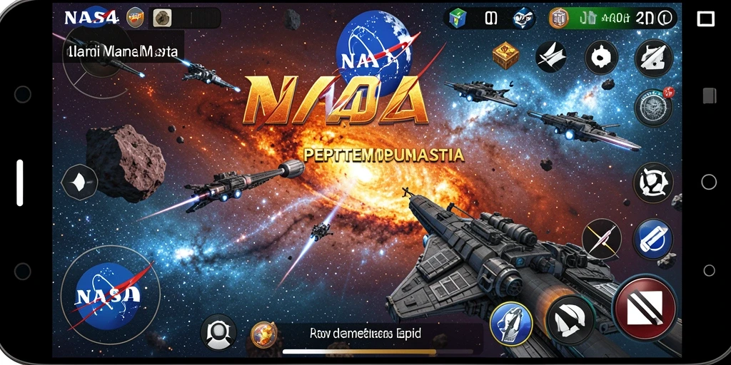 Gameplay seru dalam pertandingan Battle Royale di luar angkasa.