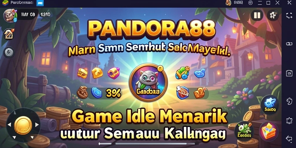 Tampilan gameplay PANDORA88 yang menawan dan santai.