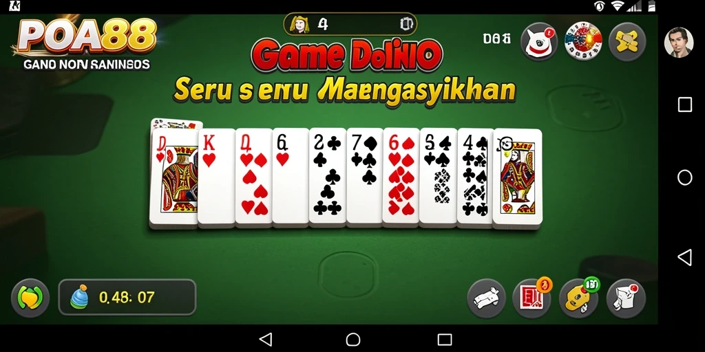 Gameplay seru dan interaktif dari POA88 dalam permainan Domino.