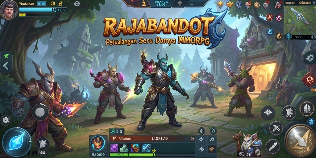 Tampilan gameplay RAJABANDOT yang mendebarkan dan interaktif.