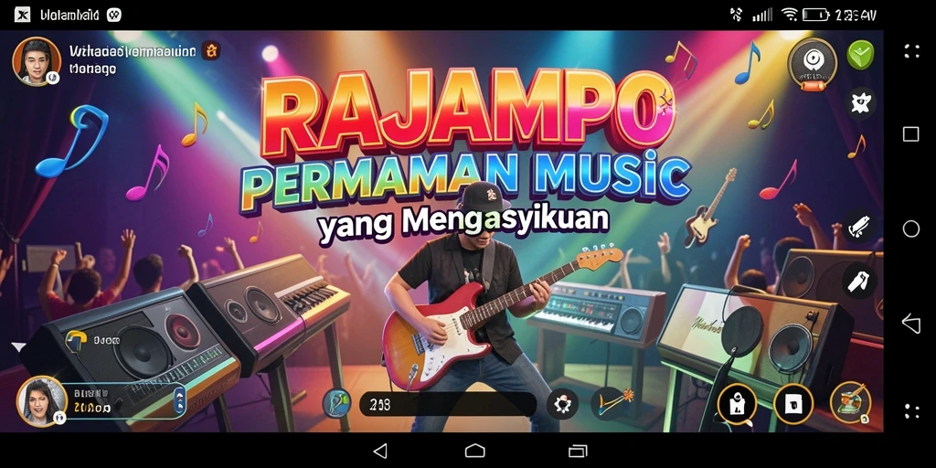 Tampilan gameplay RAJAMPO yang seru dan interaktif.