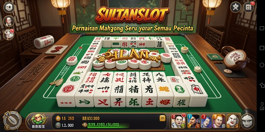 Tampilan gameplay Mahjong yang menarik di SULTANSLOT.