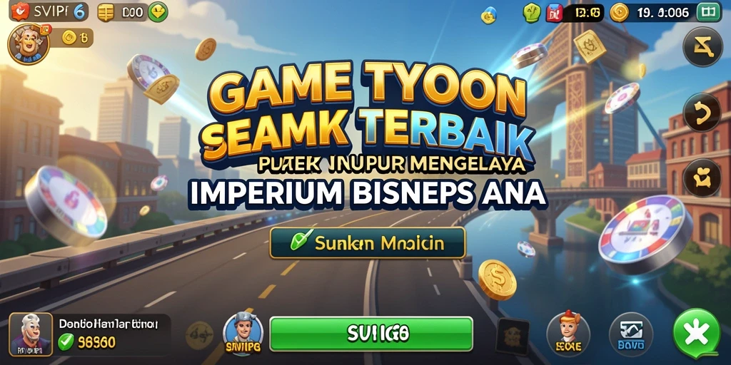 Screenshot utama <strong>SVIP6</strong> menampilkan gameplay Tycoon yang menarik.
