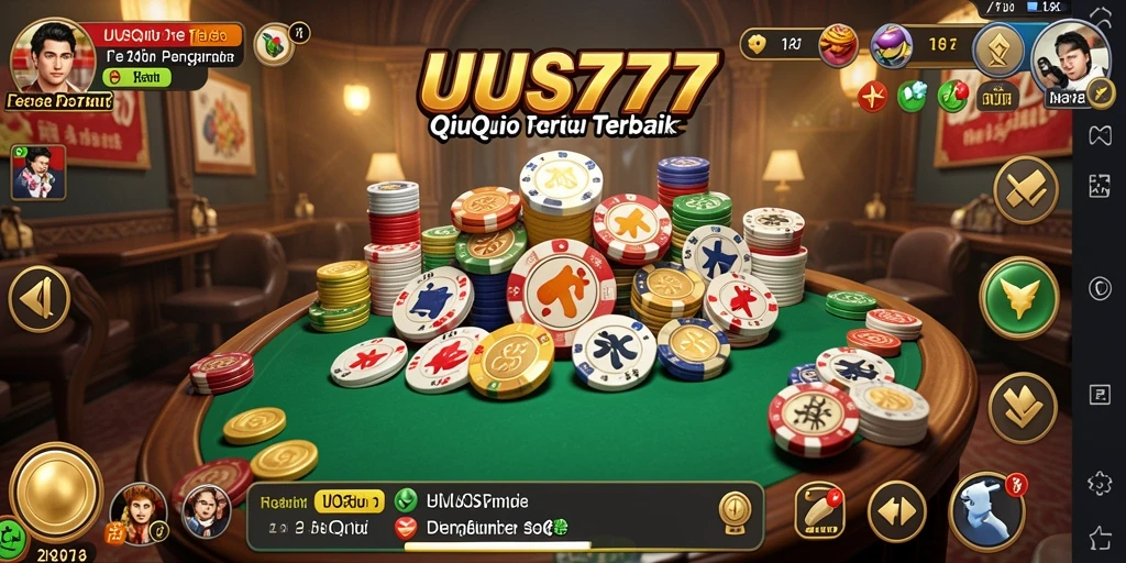 Screenshot utama menampilkan gameplay QiuQiu yang seru dan menarik.